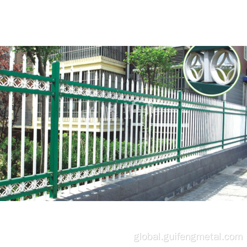 Pvc Fence Guardrail PVC plastic steel amusement facility isolation fence Factory